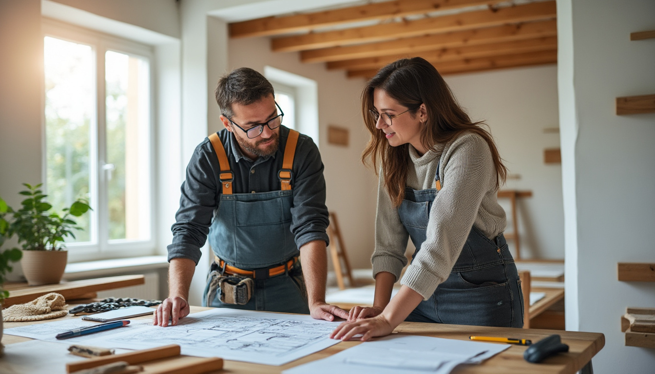 Projet de rénovation habitat en France