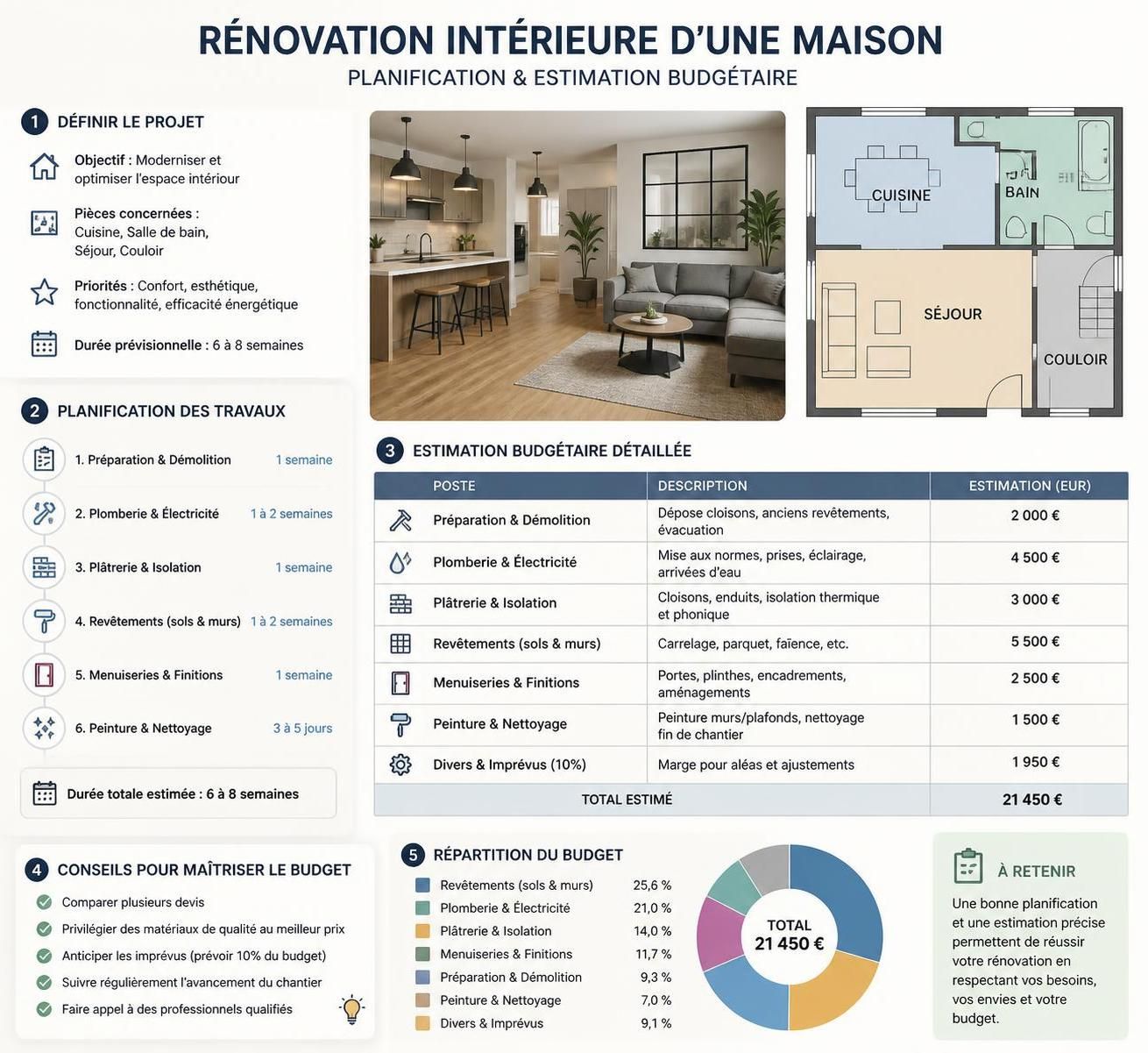 découvrez le coût moyen de la rénovation d'une maison au m2 en 2026 et préparez votre budget avec précision grâce à notre guide complet et actualisé.