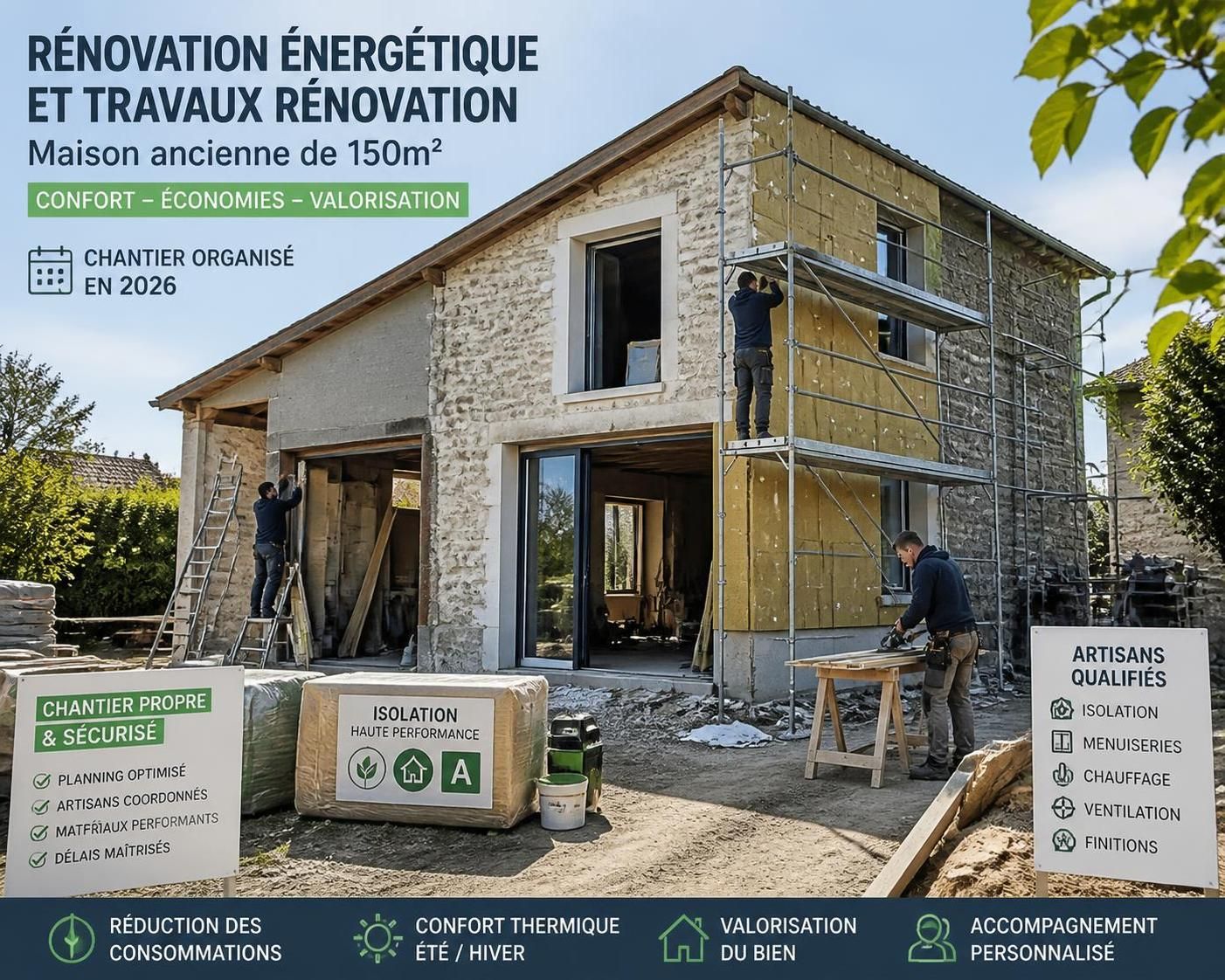 découvrez le coût moyen pour rénover une maison de 150m2 en 2026 et préparez votre budget avec des estimations précises et conseils pratiques.