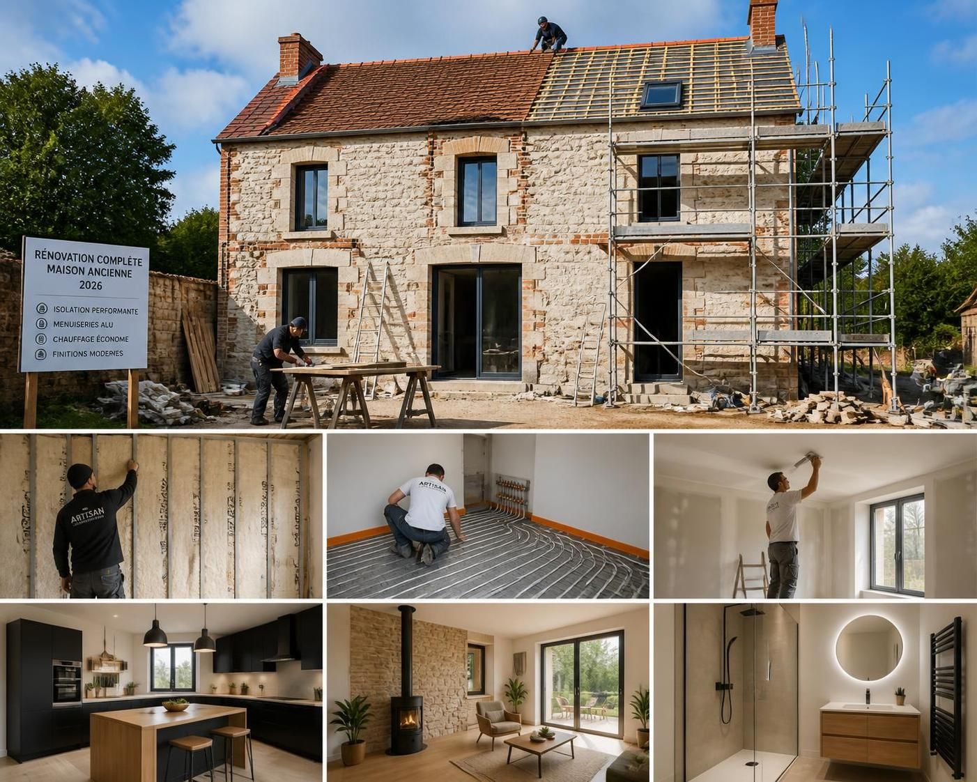 découvrez le prix au m² pour une rénovation complète en 2026 et obtenez des conseils pour estimer votre budget travaux avec précision.