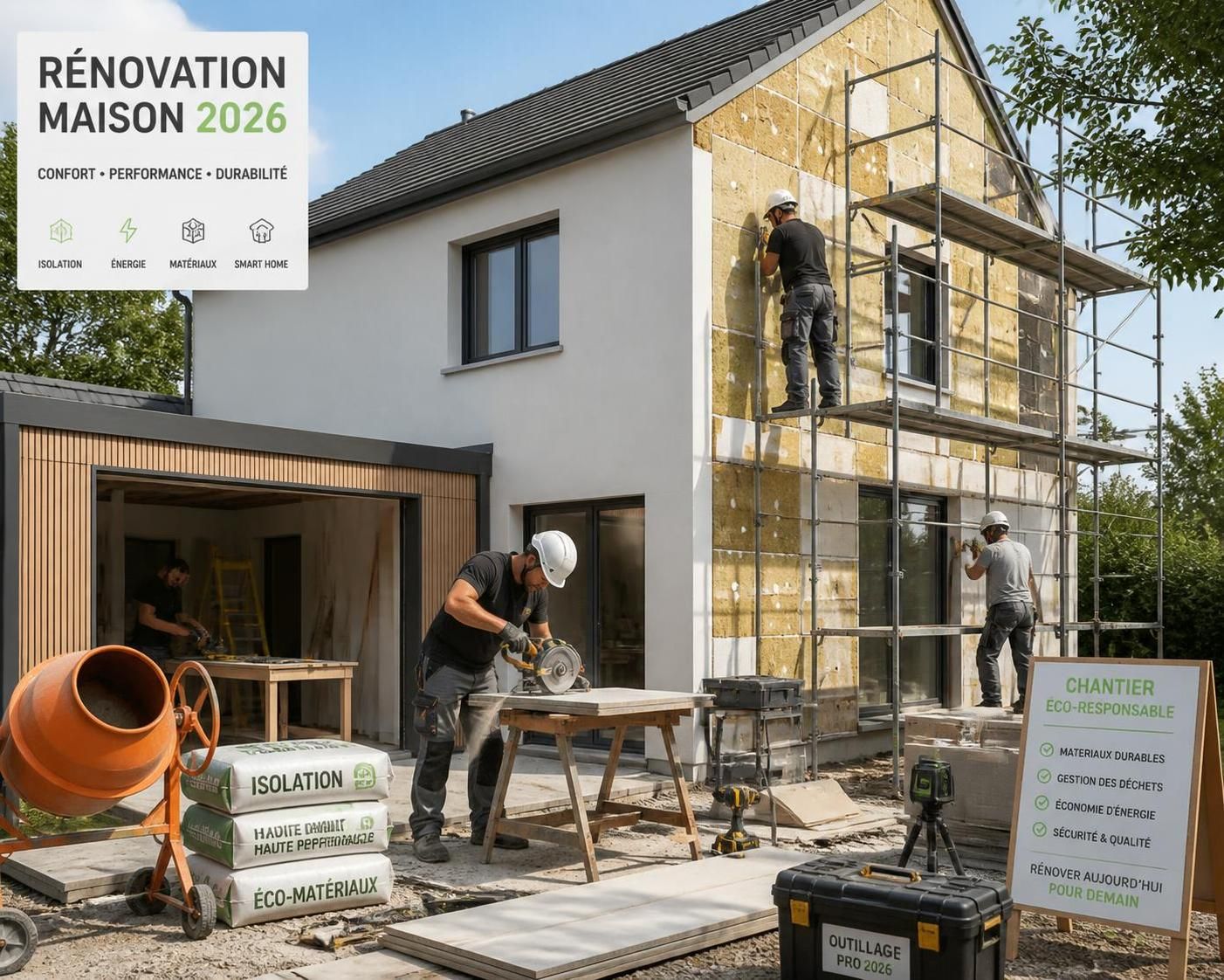 découvrez le prix de la rénovation d'une maison au m2 en 2026, avec une analyse détaillée des coûts moyens pour mieux planifier vos travaux.