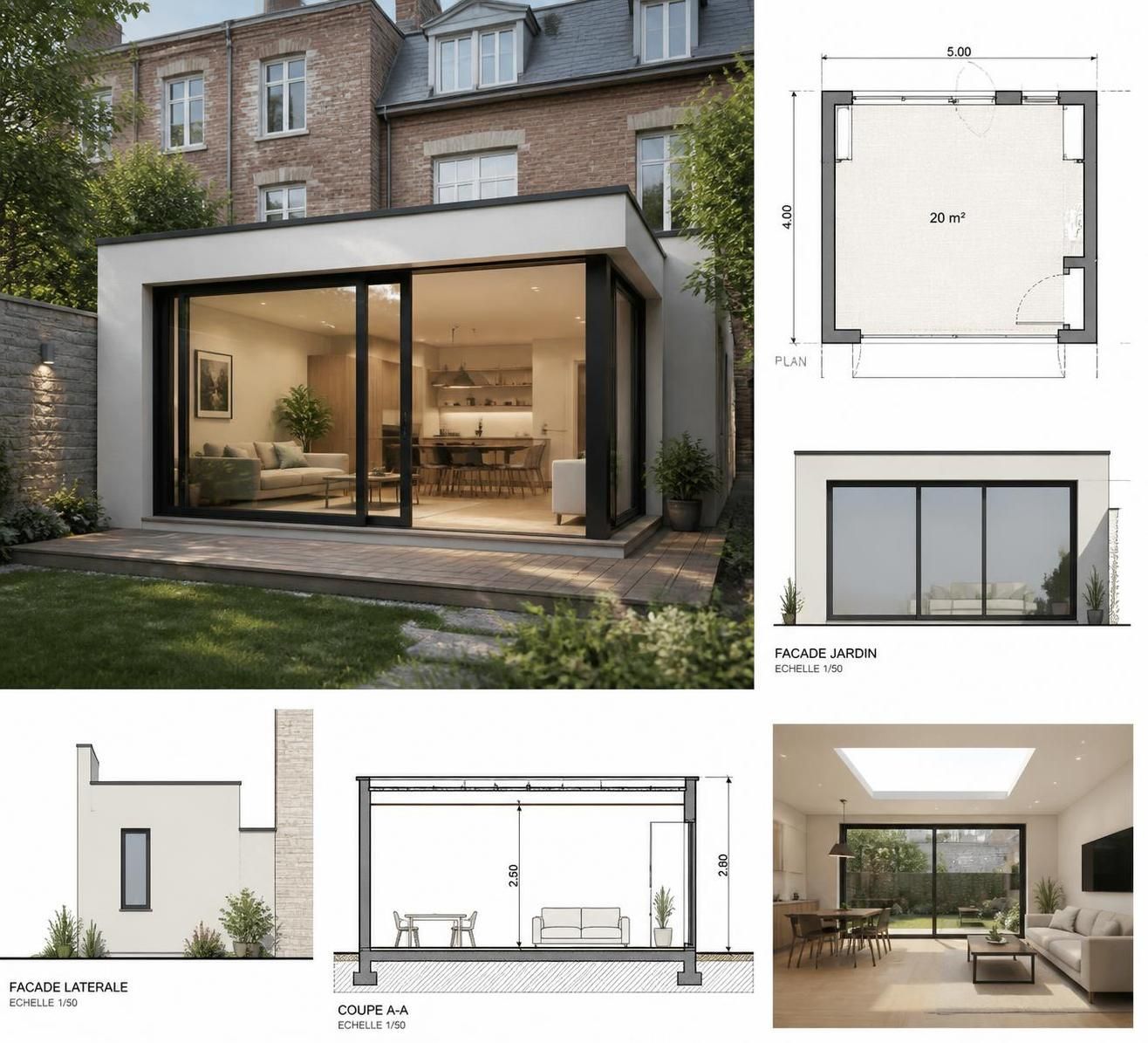découvrez le prix moyen d'une extension de maison de 20m² en 2026, les facteurs influençant le coût et des conseils pour bien préparer votre projet d'agrandissement.