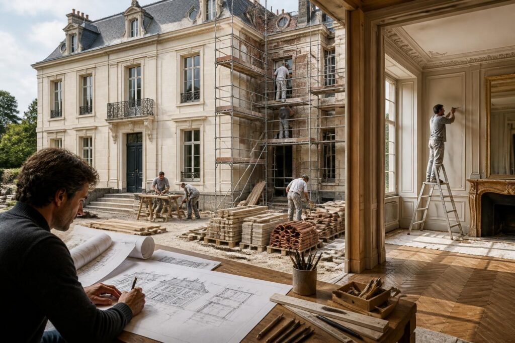 découvrez les étapes clés pour réussir la rénovation d'une maison de maître, de la planification à la réalisation, et transformez votre patrimoine avec succès.