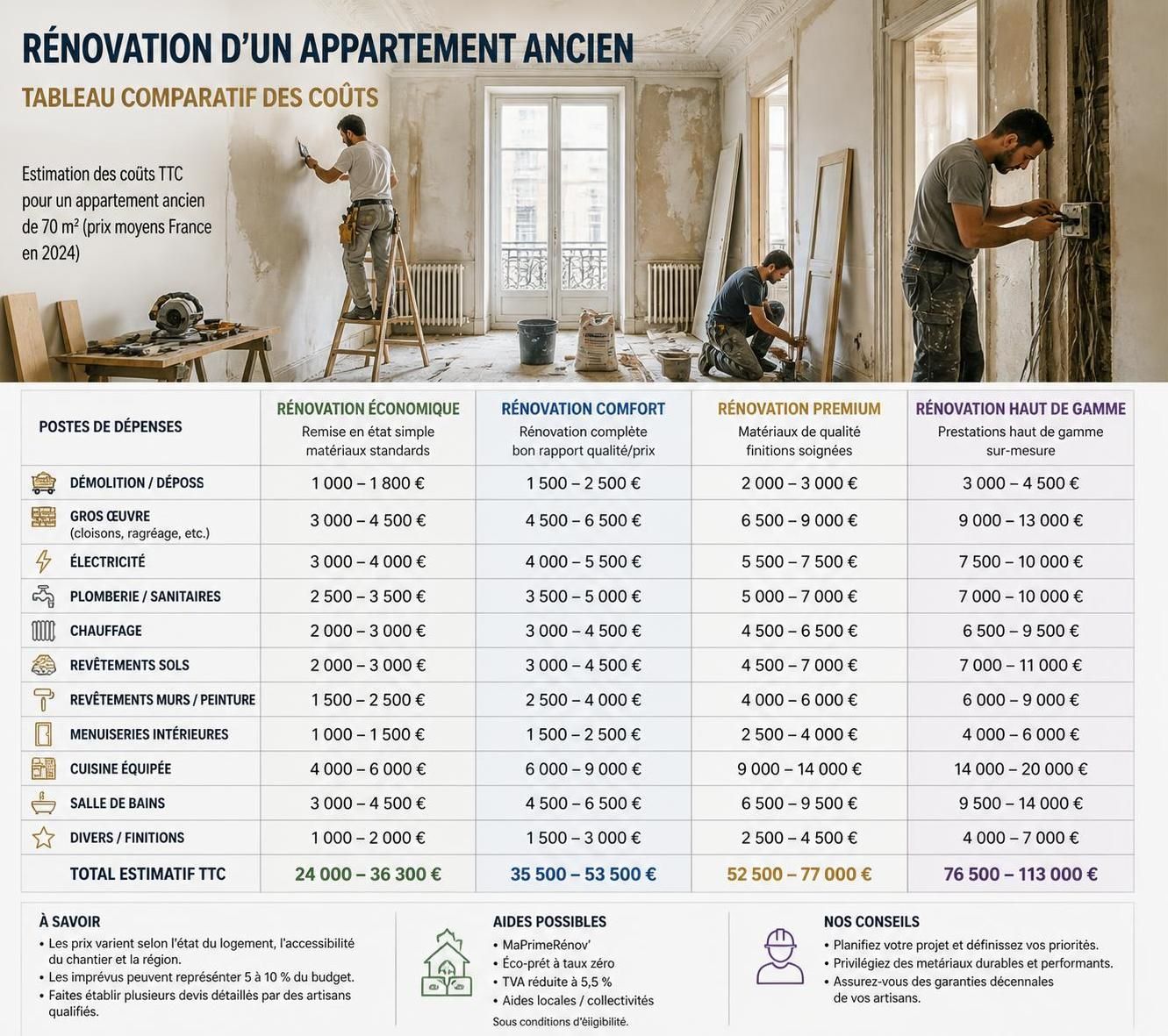 découvrez nos conseils et les étapes clés pour rénover votre appartement ancien avec succès, alliant charme et modernité.